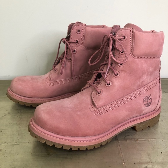 dusty rose timberlands